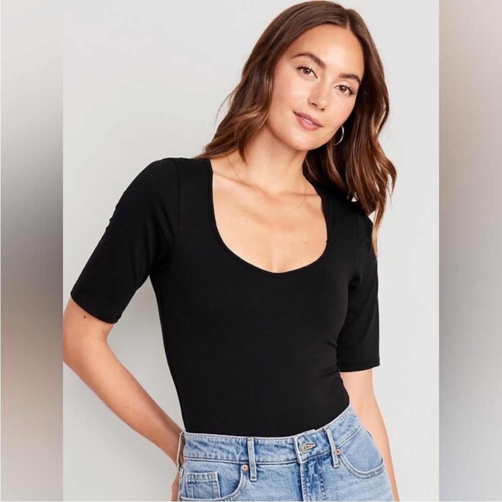 Old Navy Classic Black Women's Bodysuit